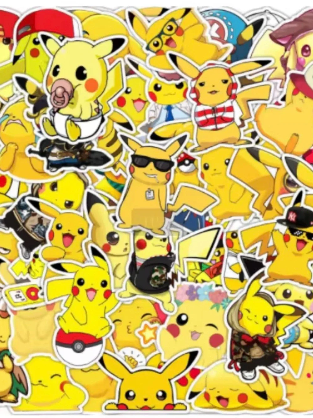 25 Assorted Pikachu Stickers